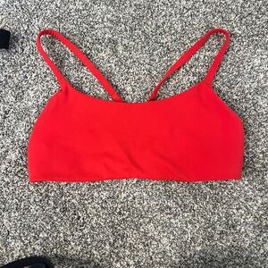 lululemon athletica Red sports bra
